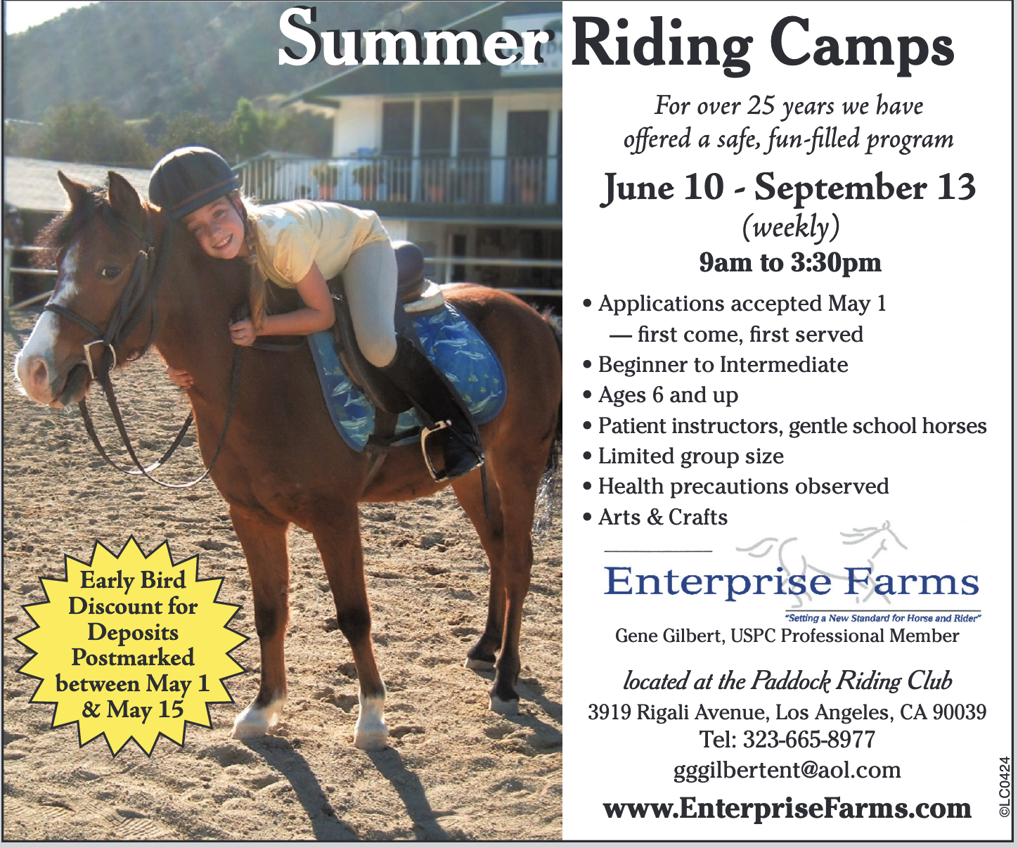 Summer Riding Camps 2024
